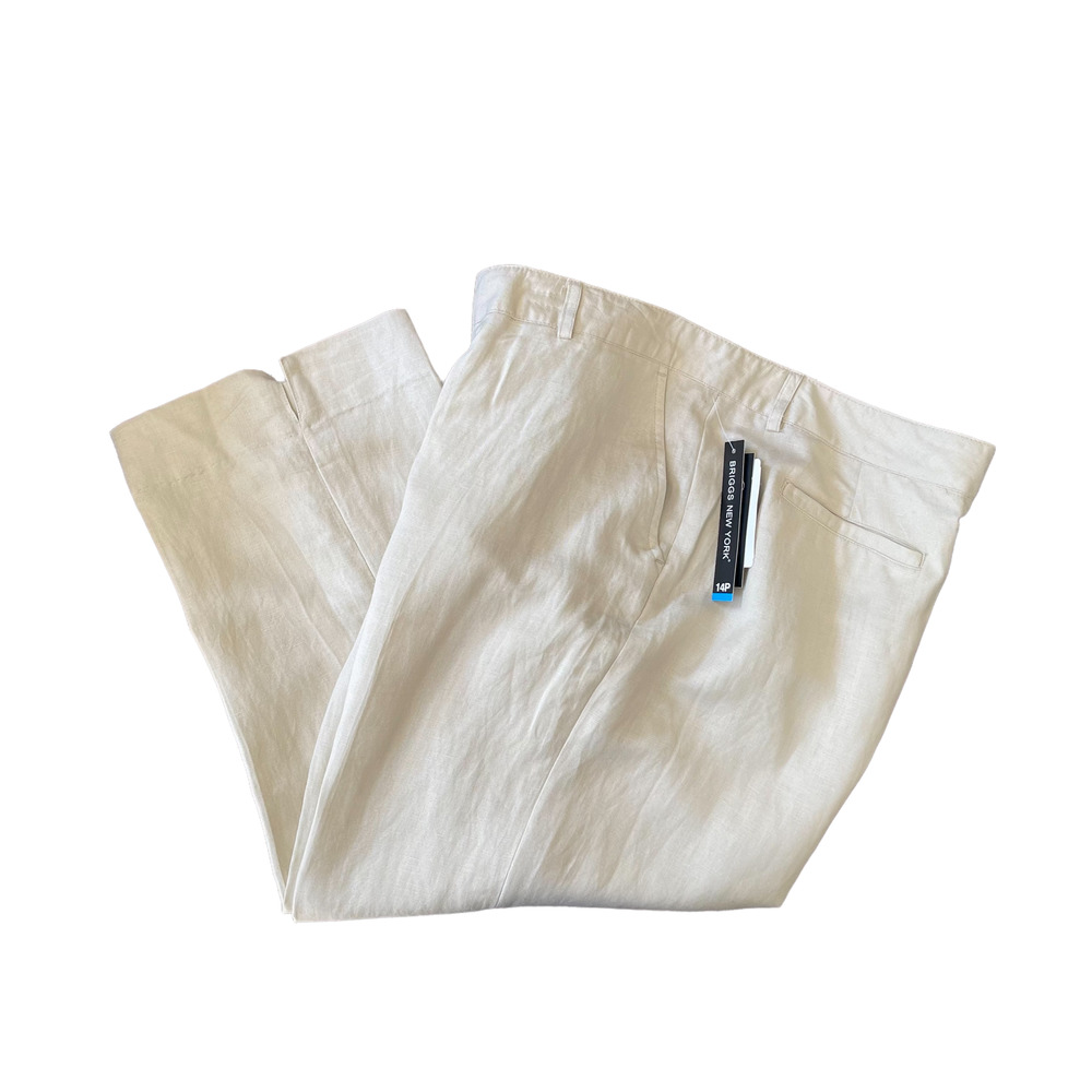 Briggs New York Cropped Pants Size 14P NWT